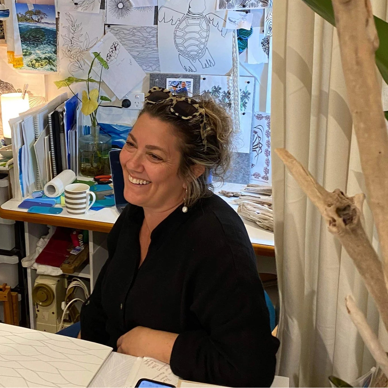 jess scott coastal artist starfish Studio stradbroke island