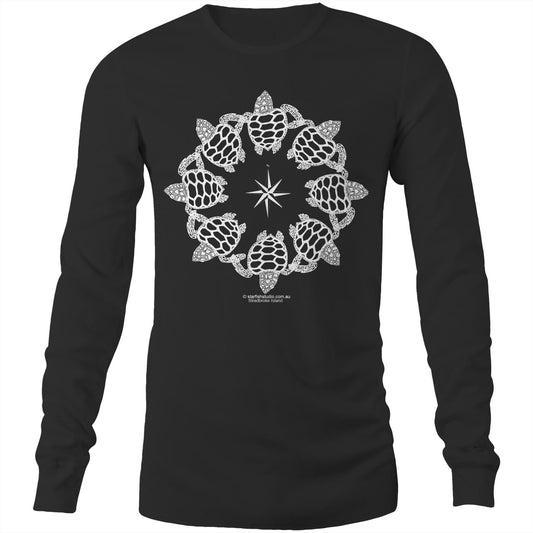 CUSTOM Unisex TURTLE CIRCLE -  Long Sleeve T-Shirt