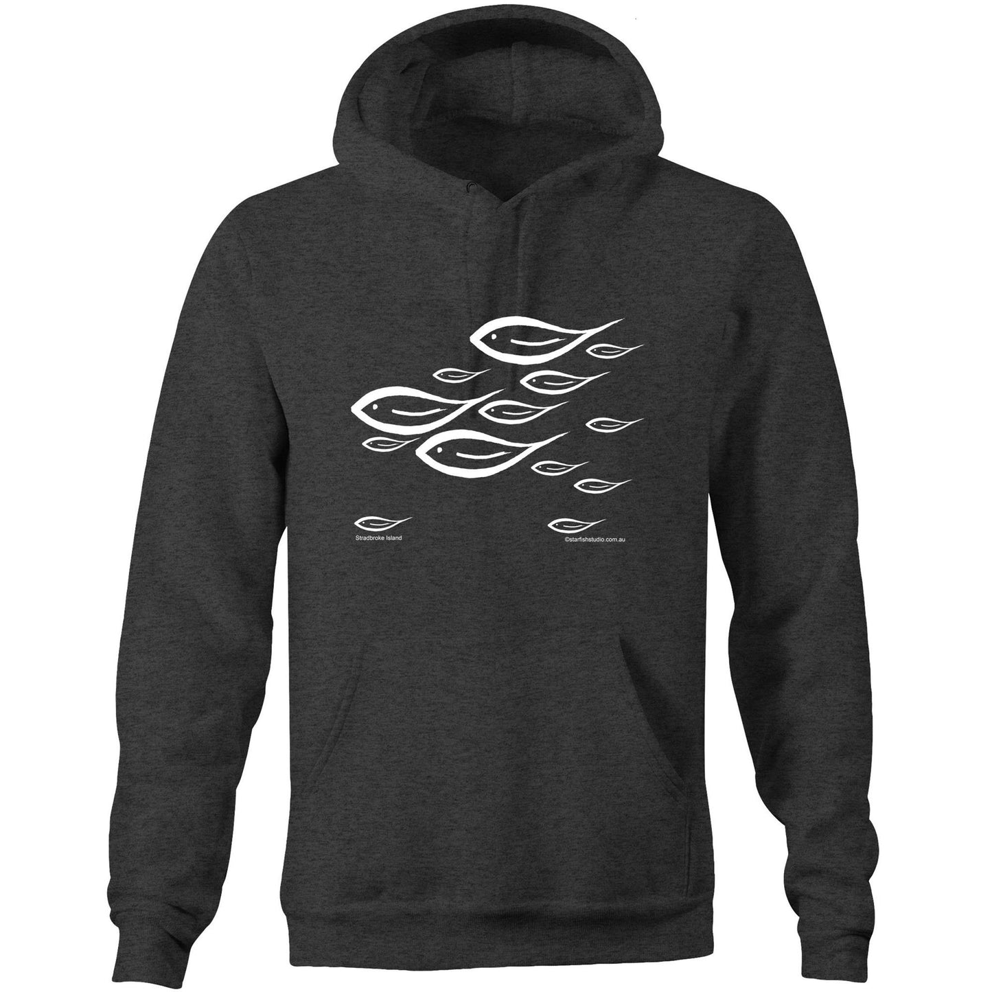 CUSTOM Unisex FISH SWIMMING - Hoodie with Pocket