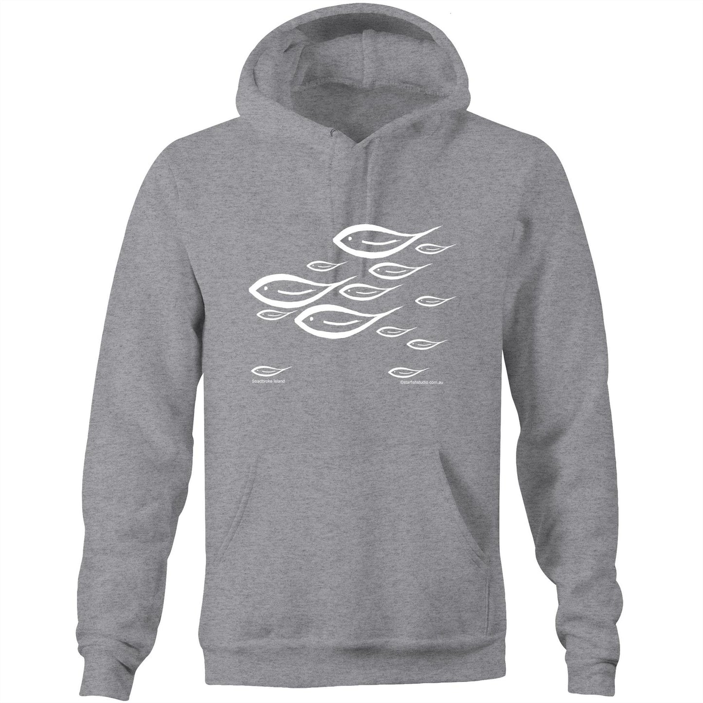 CUSTOM Unisex FISH SWIMMING - Hoodie with Pocket