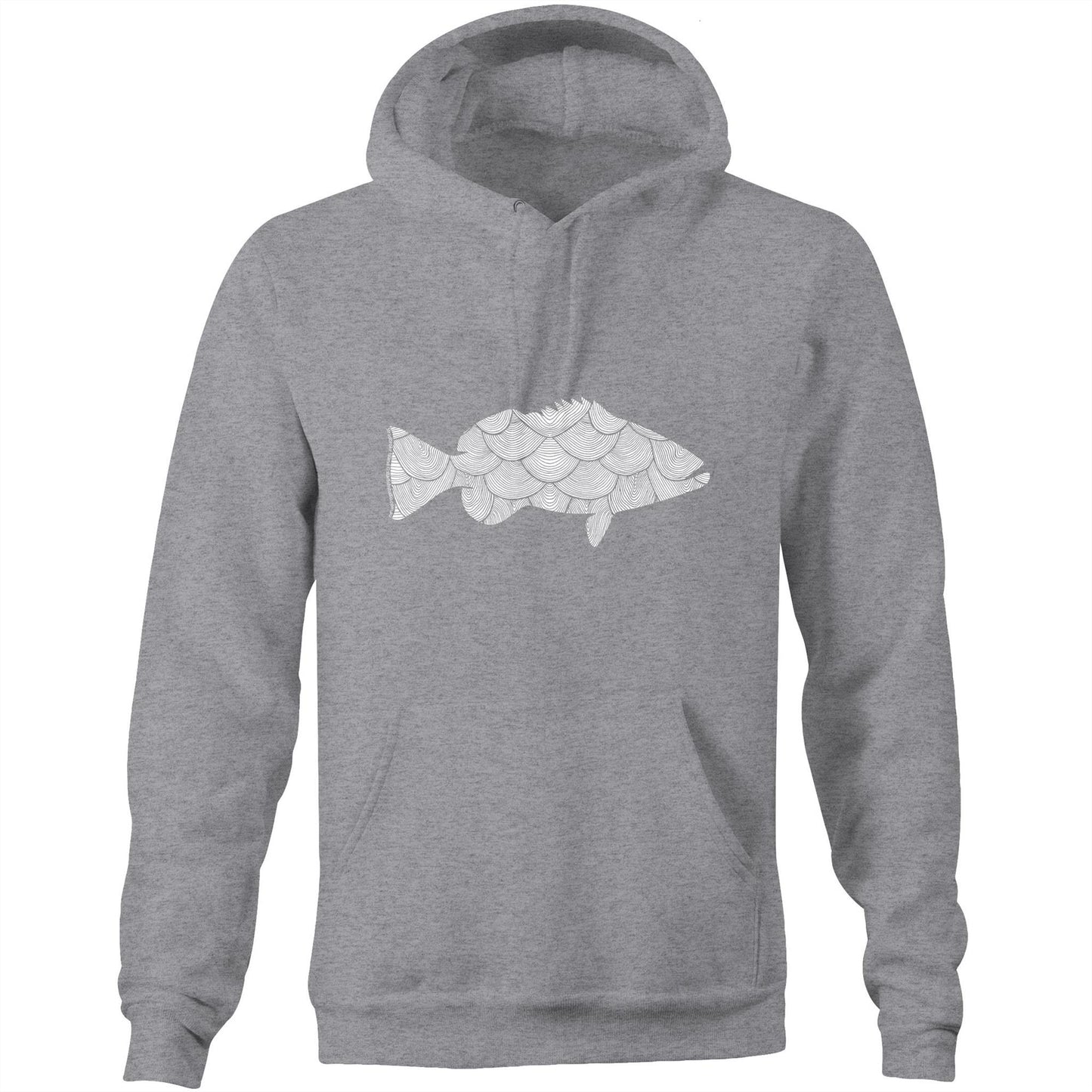 CUSTOM Unisex FISH - Hoodie with Pocket