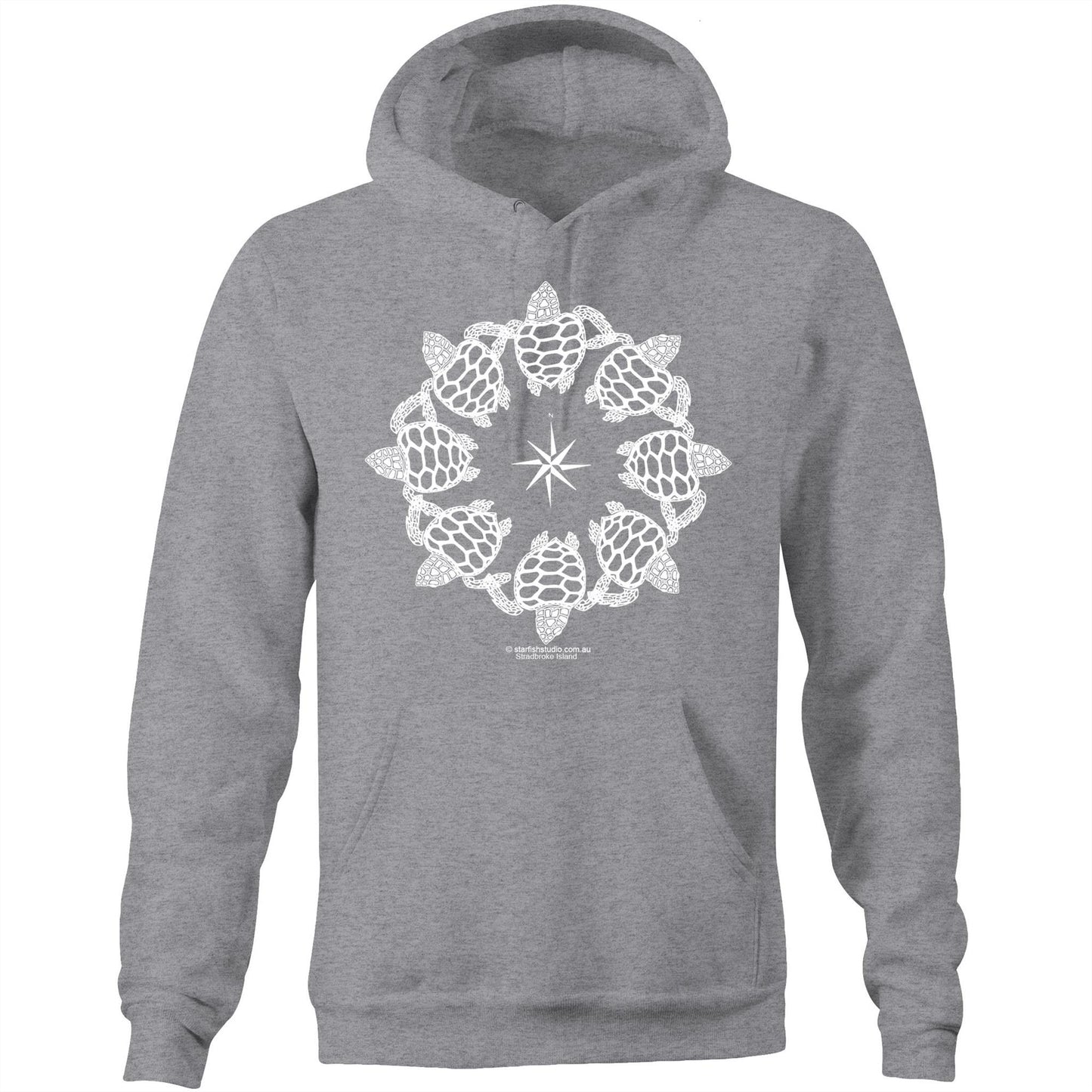 CUSTOM Unisex TURTLE CIRCLE - Hoodie with Pocket