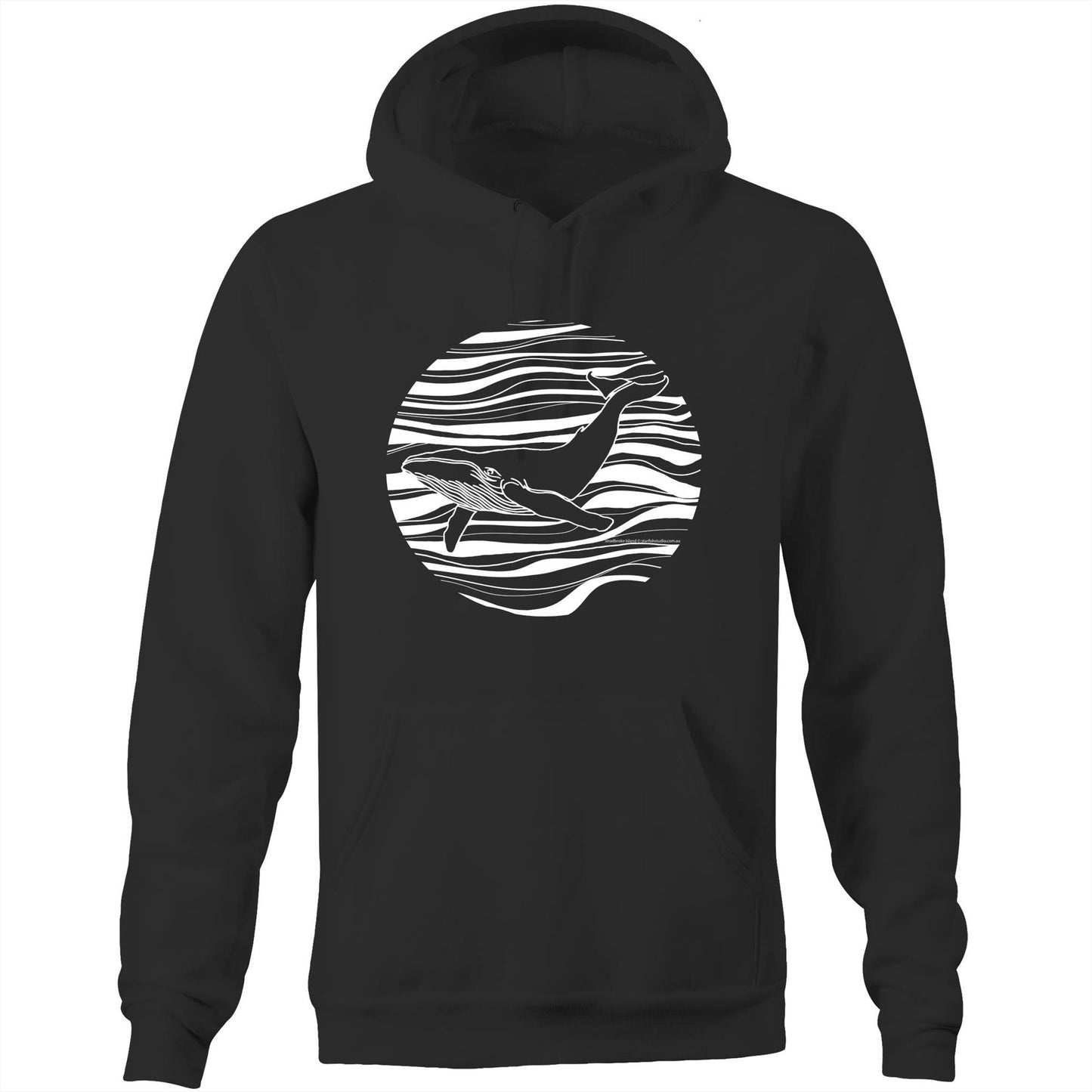 CUSTOM Unisex WHALE - Hoodie with Pocket