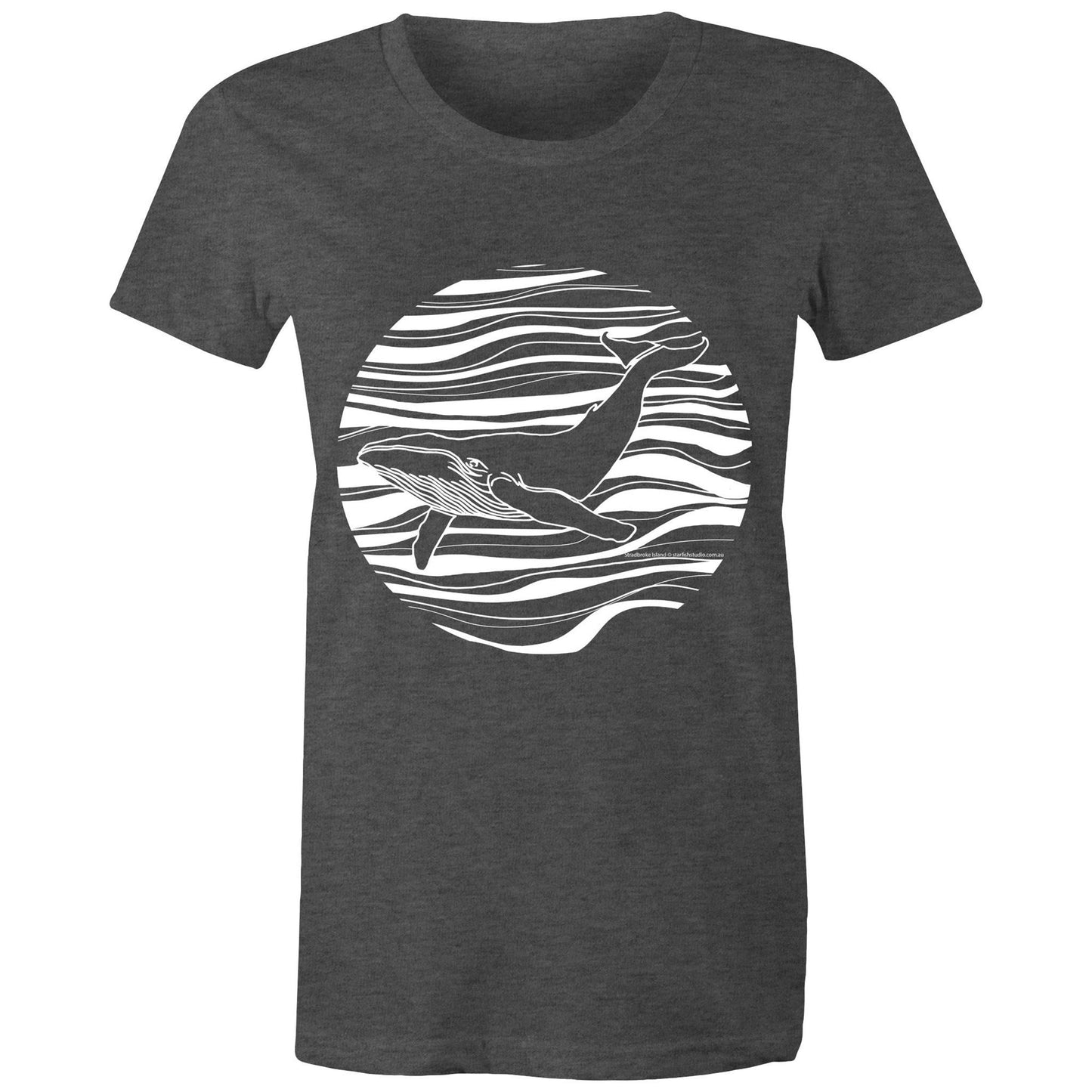 CUSTOM Ladies WHALE T shirt