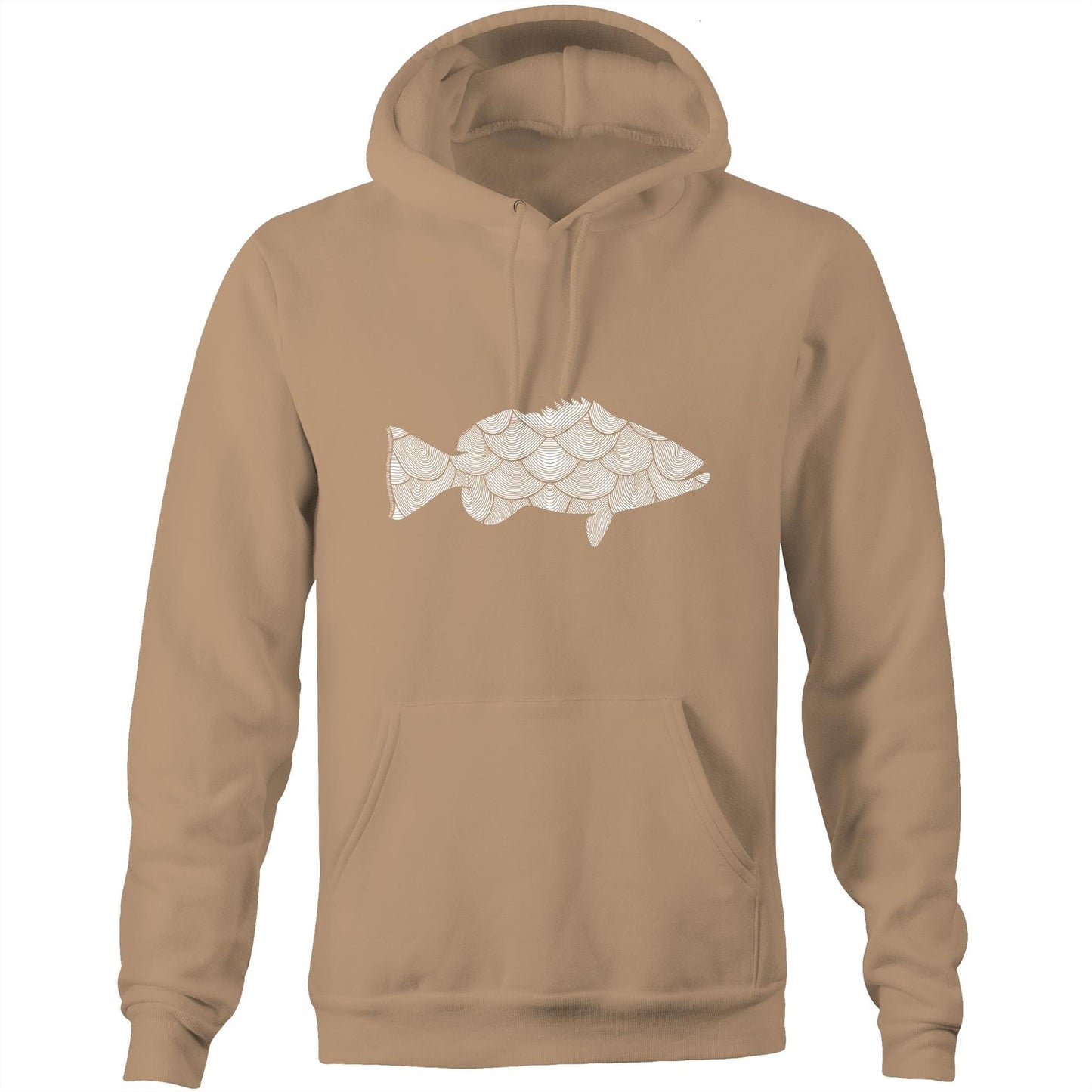 CUSTOM Unisex FISH - Hoodie with Pocket