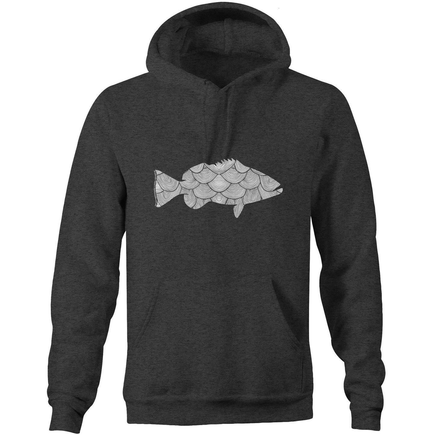 CUSTOM Unisex FISH - Hoodie with Pocket