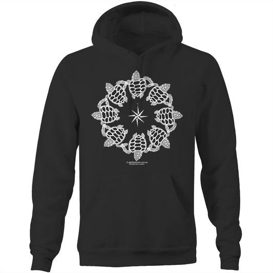 CUSTOM Unisex TURTLE CIRCLE - Hoodie with Pocket