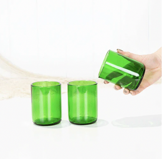 Recycled Glass Tumbler - Green