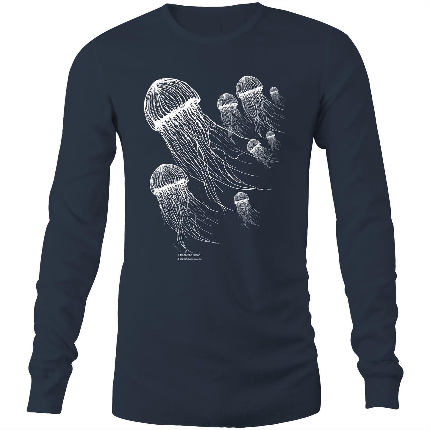 CUSTOM Unisex JELLYFISH GROUP -  Long Sleeve T-Shirt