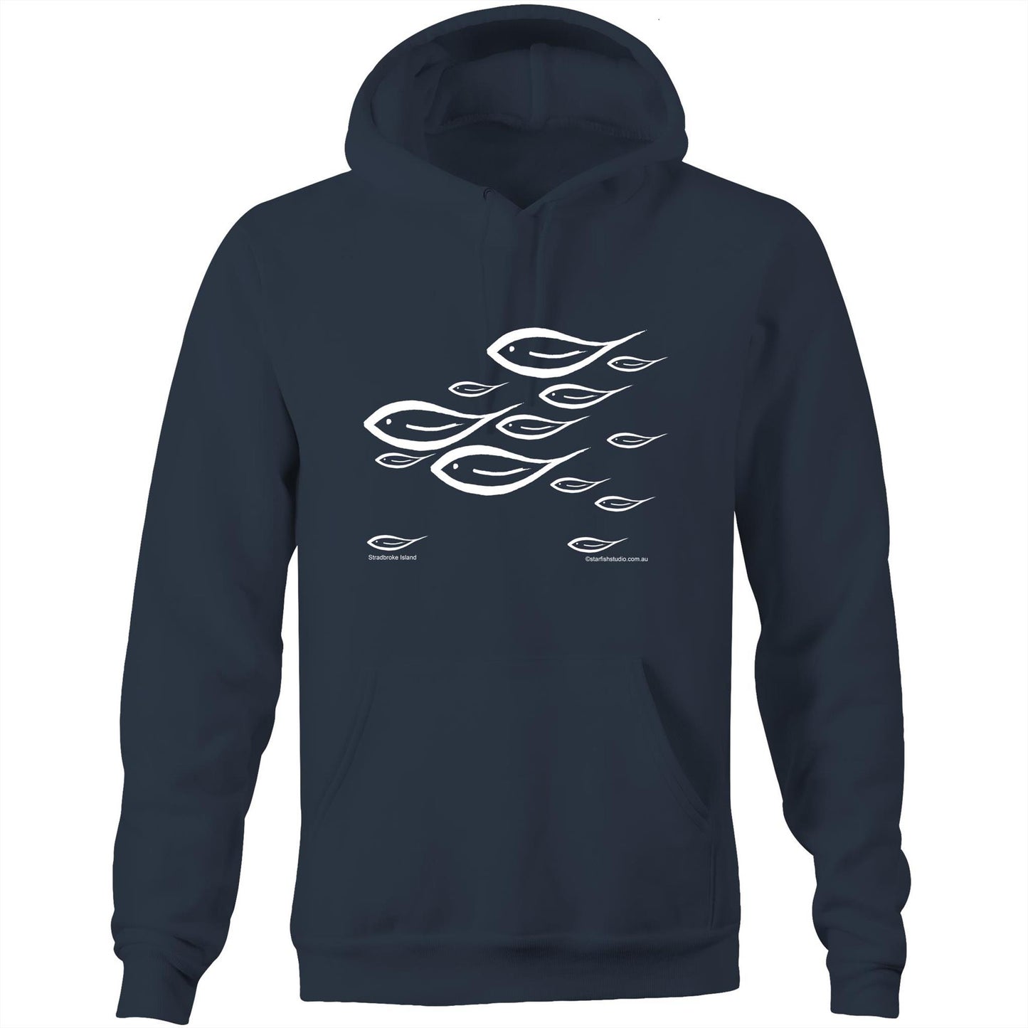 CUSTOM Unisex FISH SWIMMING - Hoodie with Pocket