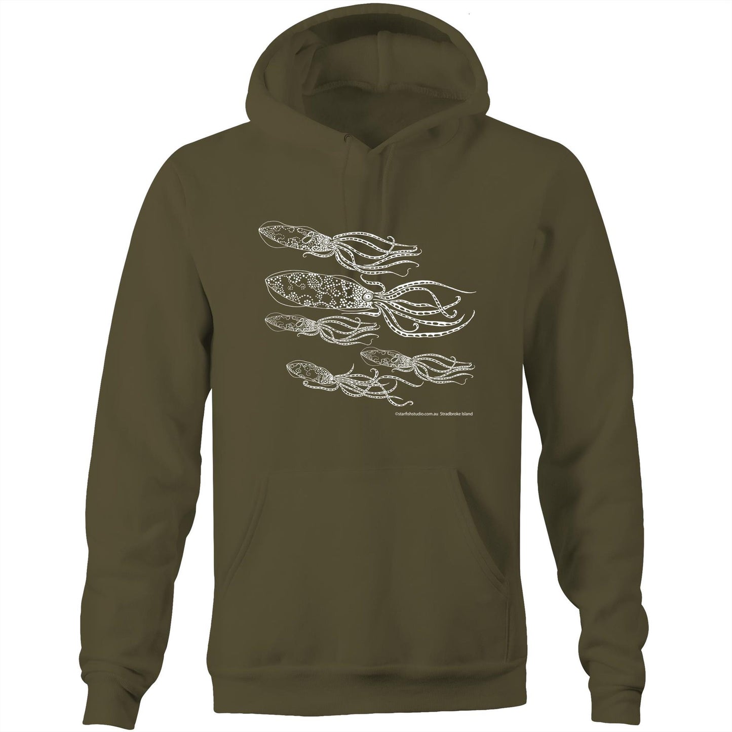 CUSTOM Unisex SQUID - Hoodie with Pocket