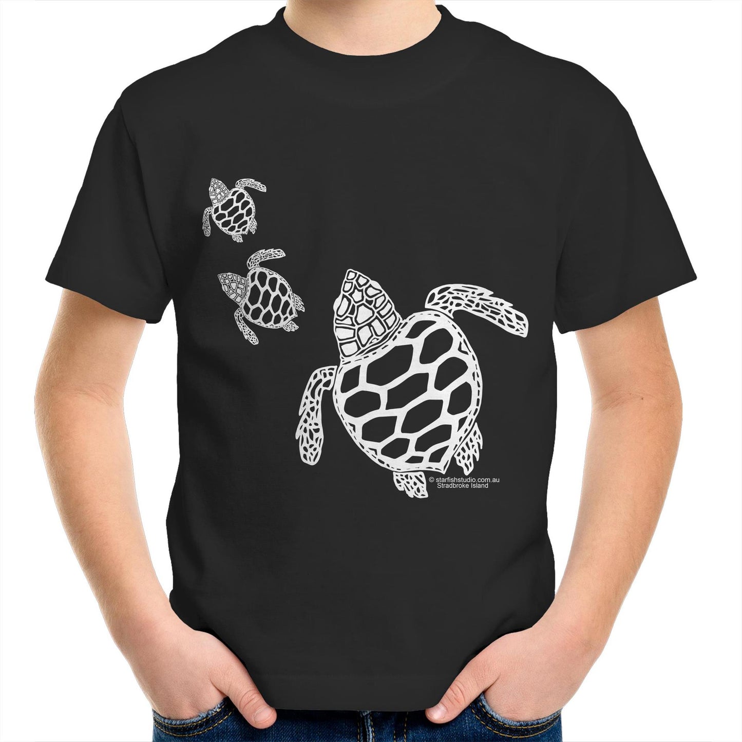 CUSTOM Kids  TURTLE  T-Shirt