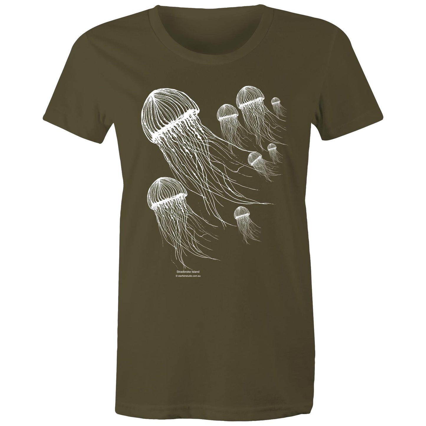 CUSTOM Ladies JELLYFISH GROUP T shirt