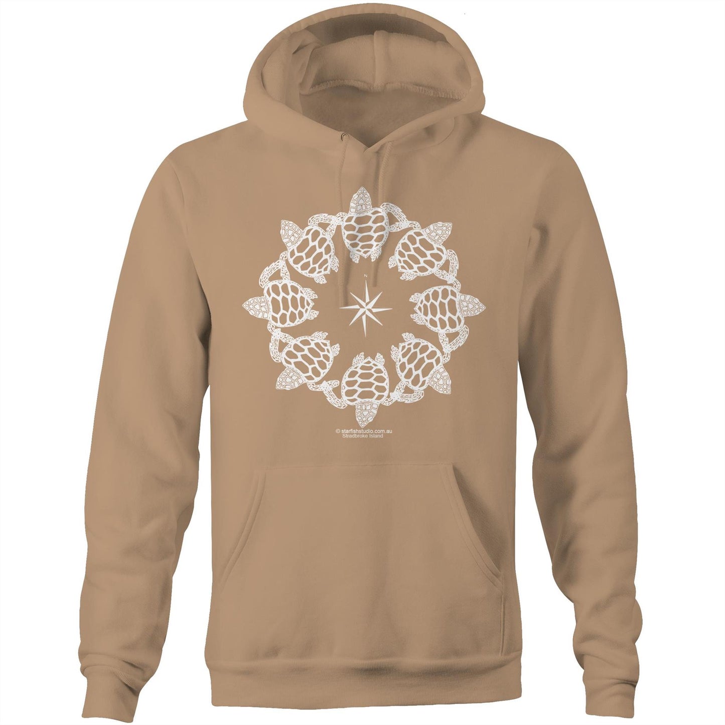 CUSTOM Unisex TURTLE CIRCLE - Hoodie with Pocket