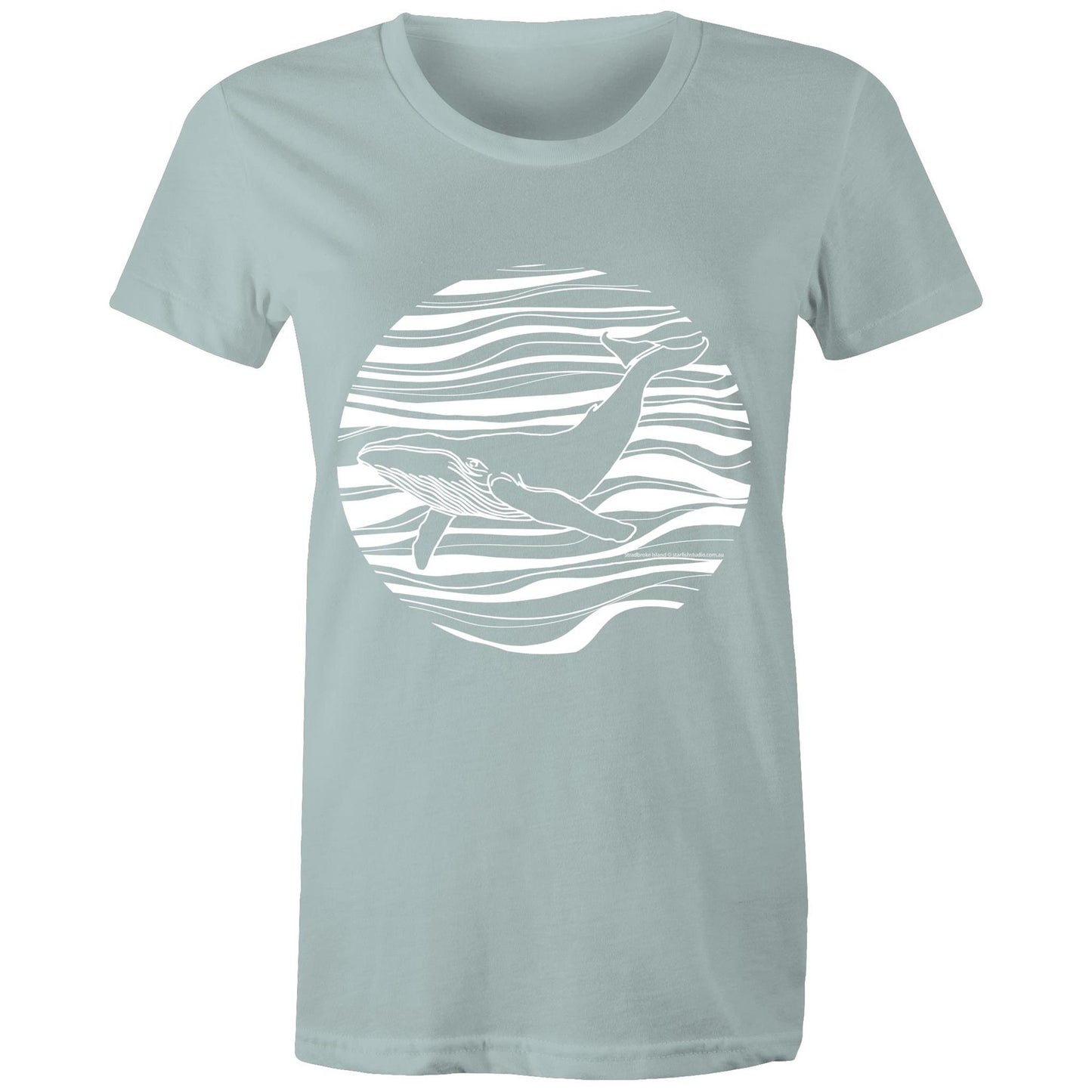 CUSTOM Ladies WHALE T shirt